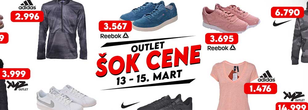Šok cene ovog vikenda u Big Fashion Outletu 13-15.03.2020.